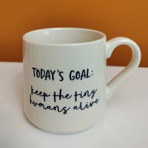 Threshold White Mug "Keep The Tiny Humans Alive